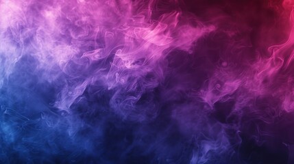 Abstract Smoke with Purple and Blue Lighting