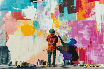 graffiti on wall