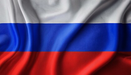 Naklejka premium ロシアの国旗(waving national flag of Russian Federatio.) 