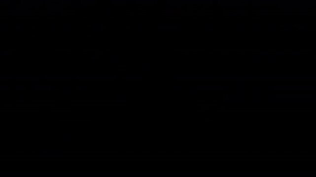 3D animated Mali flag on a transparent alpha channel