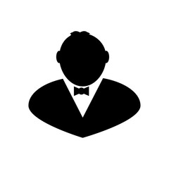 Male user profile icon