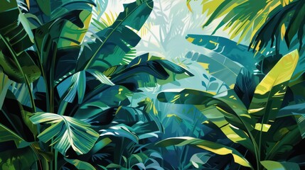 Tropical Jungle Landscape