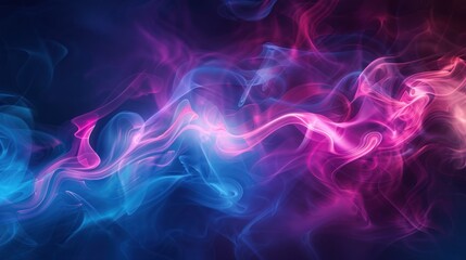 Obraz premium Abstract Smoke Swirls in Vivid Colors