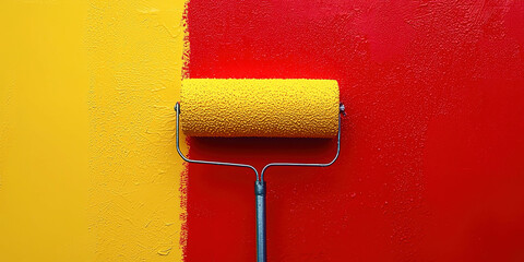 Obraz premium Bright colors roller