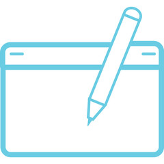 Single isolated icon with outline style icon on white background