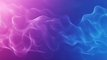 Abstract Purple and Blue Smoke Swirls Background