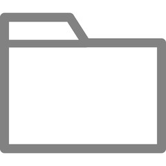 Obraz premium Single isolated icon with outline style icon on white background