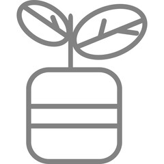 Single isolated icon with outline style icon on white background