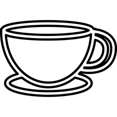 Single isolated icon with outline style icon on white background