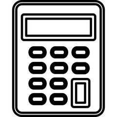 Fototapeta premium Single isolated icon with outline style icon on white background