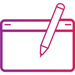 Single isolated icon with outline style icon on white background