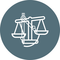 Single isolated icon with outline style icon on white background