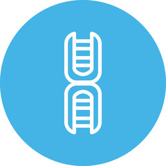 Single isolated icon with outline style icon on white background