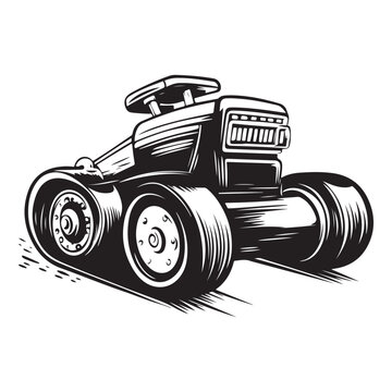 recommend clip art: Road Roller Roller-Compactor or Steamroller cartoon Silhouette, compactor roller silhouettes. Heavy machinery for construction and mining