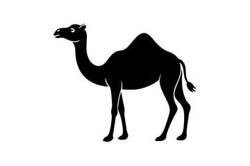 Camel Silhouette Vector Illustration for Print and Digital Designs