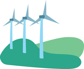 Green Energy  Vector Illustration 