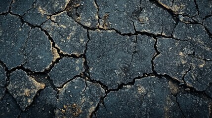cracked dry earth