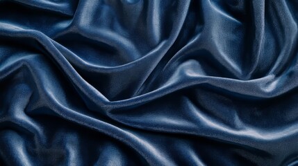 Fototapeta premium blue satin background