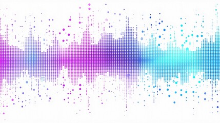 Abstract Colorful Dot Pattern Background