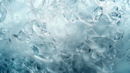 Obraz premium ice on the window