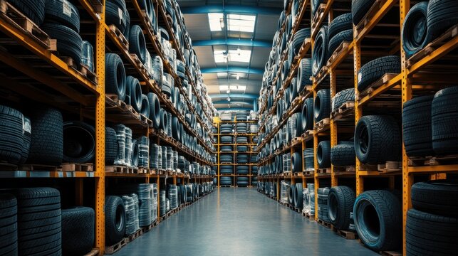 Warehouse of Tires