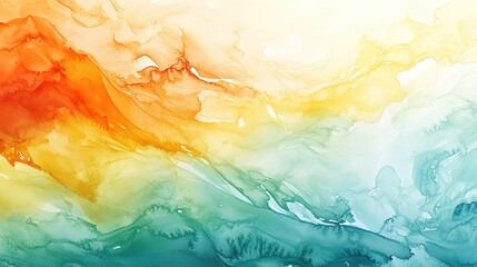 Abstract watercolor background with flowing colors and light texture