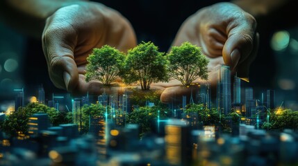 Obraz premium Protecting Nature in the City