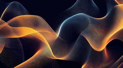 Abstract line background with dynamic flow and clean design