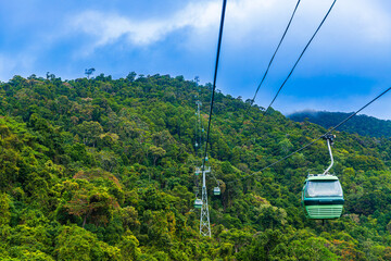 Skyrail Rainforest Cableway from Cairns to Kuranda in Queensland, Australia