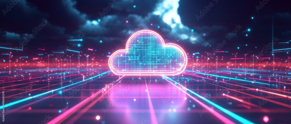 Poster cloud computing and digital data