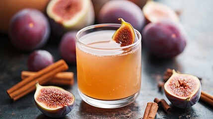 A drink made with figs, cinnamon, and grapes can help you feel better when you have the flu or a cold. It can be made with or without alcohol.