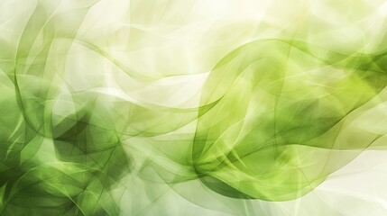 Obraz premium Abstract green nature background with soft, organic shapes