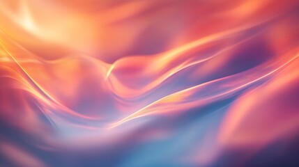 Dreamy blurred background with soft, flowing light and color