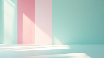 Delicate pastel color background with a minimalist, clean design