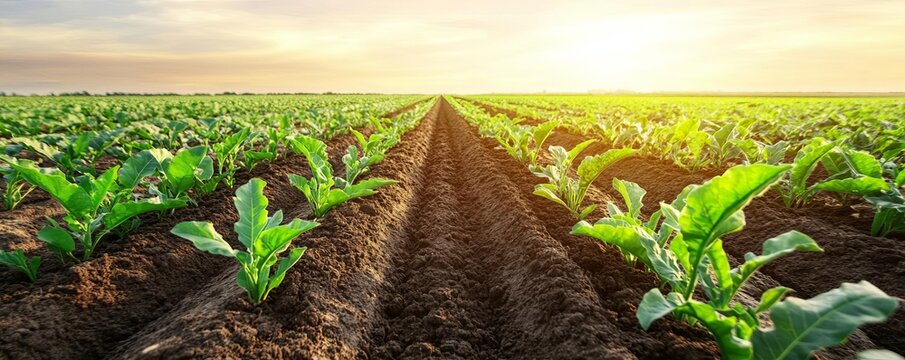 Fertile soil supporting multiple crop types in a diversified farming system