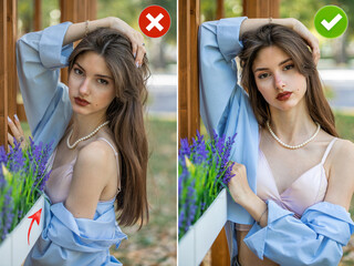 Common mistakes in female posing and how to avoid them. Photo poses