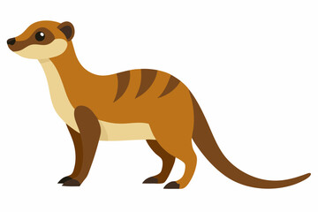 Meerkat of Savanna vector art illustration