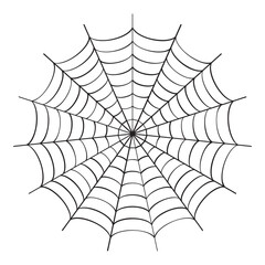 vector spider web icon isolated. cobweb background