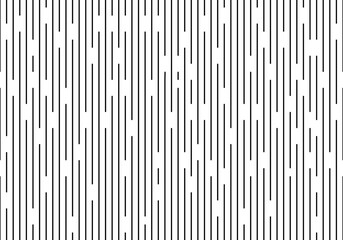 Seamless black and white minimal geometric pattern vector background. Perfect for wallpapers, pattern fills, web page backgrounds, surface textures, textile. Line texture stripe background