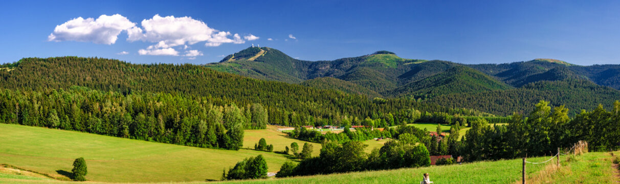 Great Arber (Gro&szlig;er Arber) at Bavarian Forest in Lower Bavaria, Germany