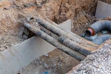 construction water pipe equipment industrial drainage engineering plumbing tube pipeline supply drain