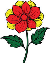 flower vector illustration design 