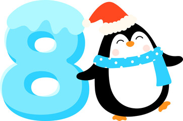 Animal Number with Penguin