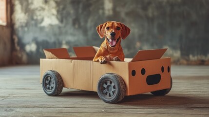 Pooch's boxy ride, expedited delivery