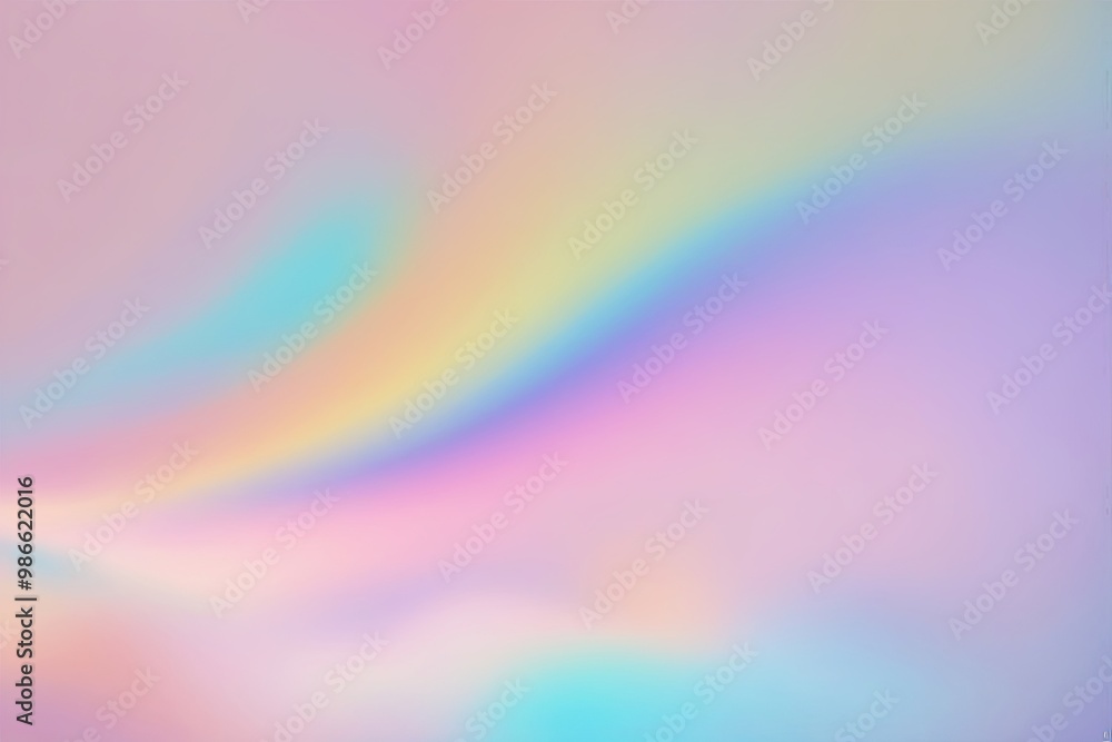 Poster 4K Surreal Abstract Gradient Design with Hazy Pastel Vibrance and Textured Visualization