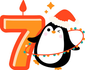 Animal Number with Penguin