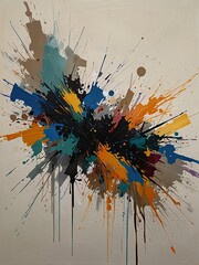 abstract background with splashes