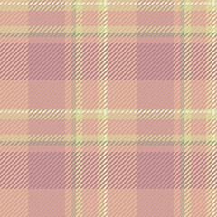 Surface seamless fabric background, other check textile vector. Masculine pattern plaid texture tartan in pastel and light colors.