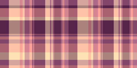 Micro pattern plaid vector, kingdom check texture tartan. Pink seamless textile fabric background in red and pink colors.