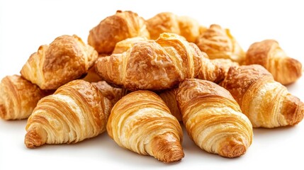 Delicious mini croissants, baked fresh